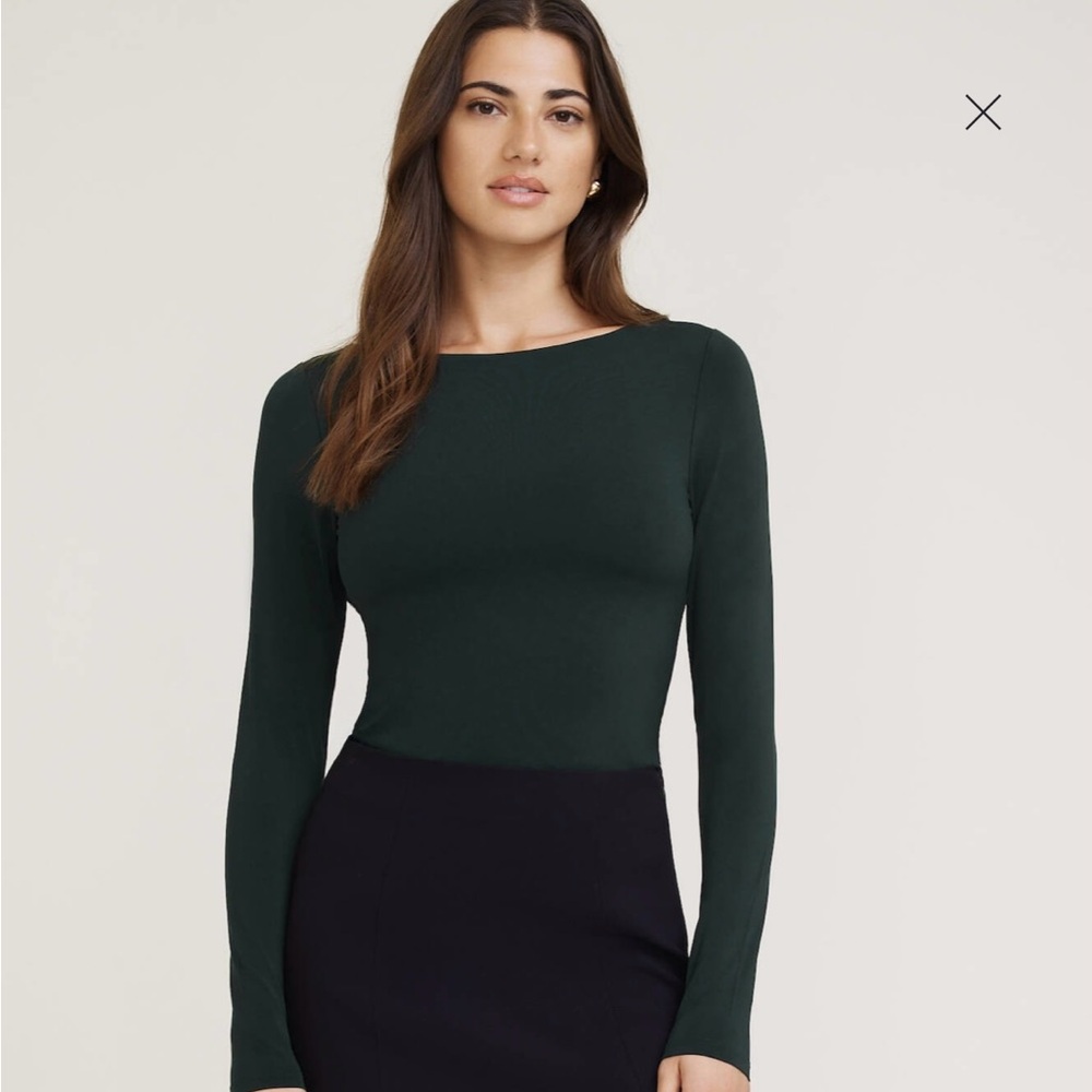 Dark Green Long Sleeve Top from Dynamite (new, never worn)